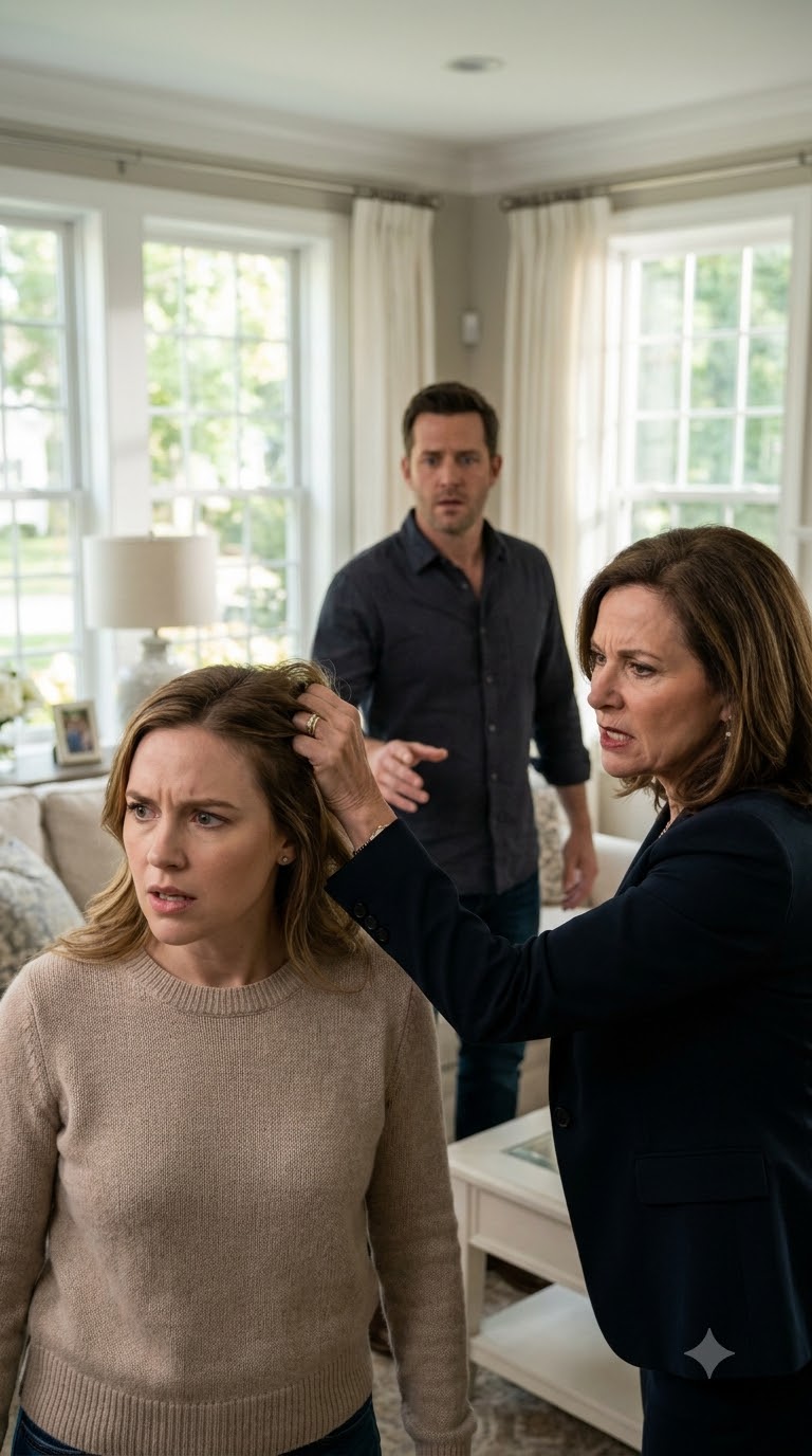 My mother-in-law made one terrible mistake when she grabbed my hair. My husband made a worse one when he waited seven seconds to stop her.