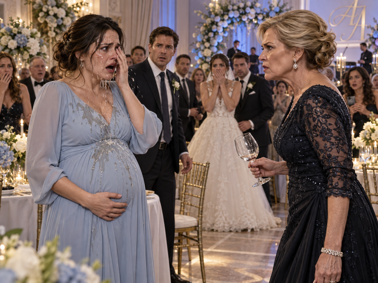 SHE THREW WINE IN MY FACE AT HER DAUGHTER’S WEDDING