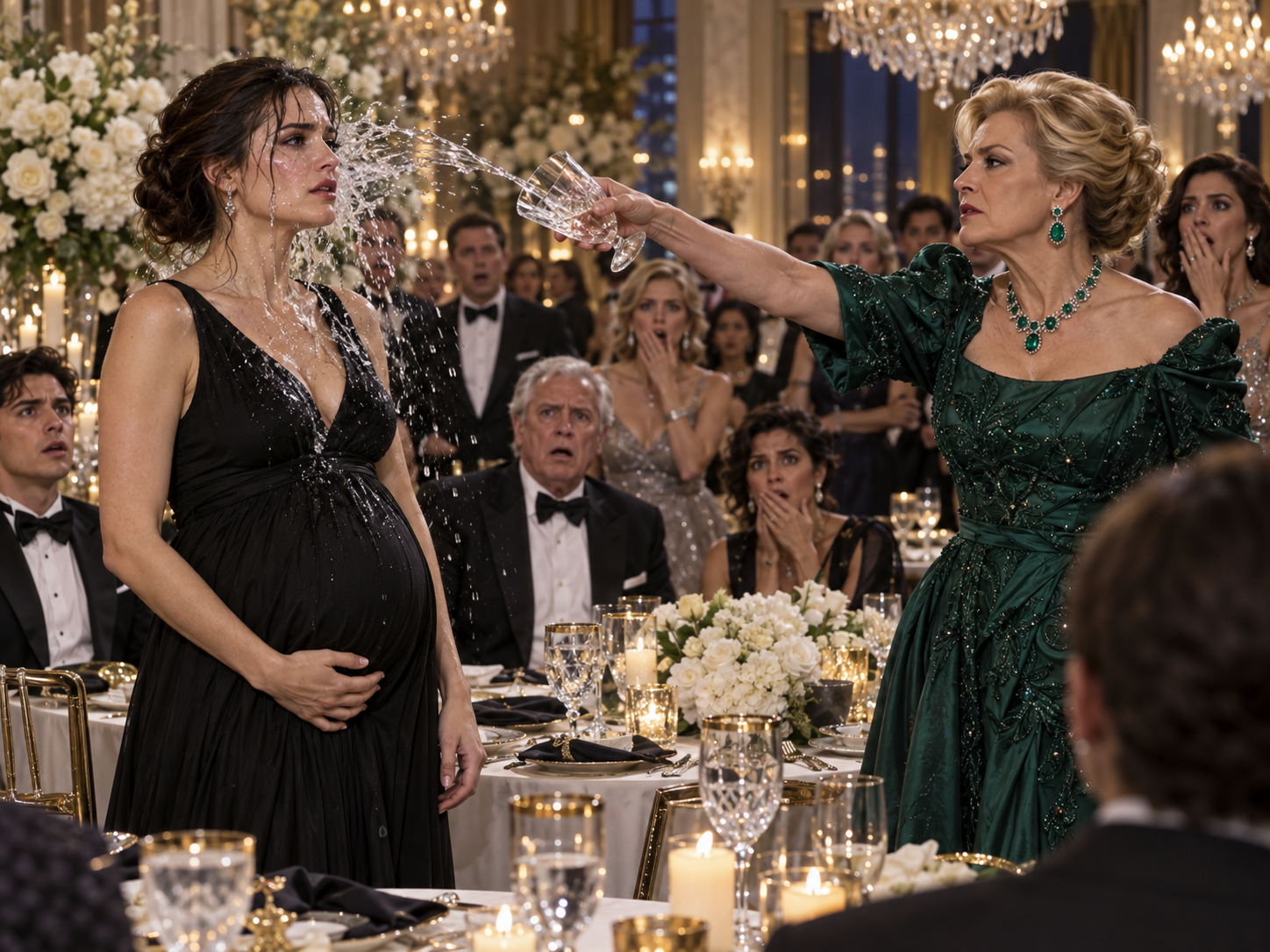 SHE CUT MY MATERNITY DRESS BEFORE THE FAMILY GALA